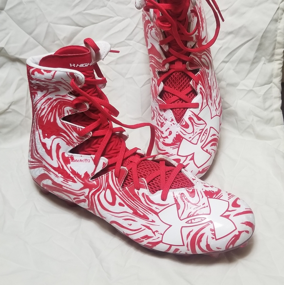 UA Highlight Lux MC Under Armour Red Football Clea